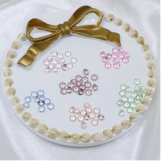 DZ 3051 4mm round shape transparency clear crystal fancy stone k9 crystal rhinestone for nail art